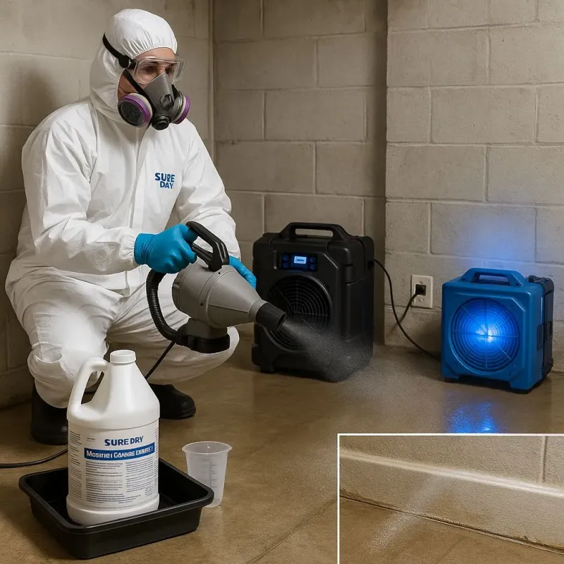 Sanitization and Odor Removal process in Ephrata, WA